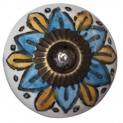 1.5’’ X 1.5’’ X 1.5’’ Ceramic Metal Multicolor 12 Pack Knob - Knobs