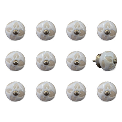 1.5’’ X 1.5’’ X 1.5’’ Ceramic Metal Multicolor 12 Pack Knob - Knobs