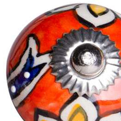 1.5’’ X 1.5’’ X 1.5’’ Ceramic Metal Multicolor 12 Pack Knob - Knobs