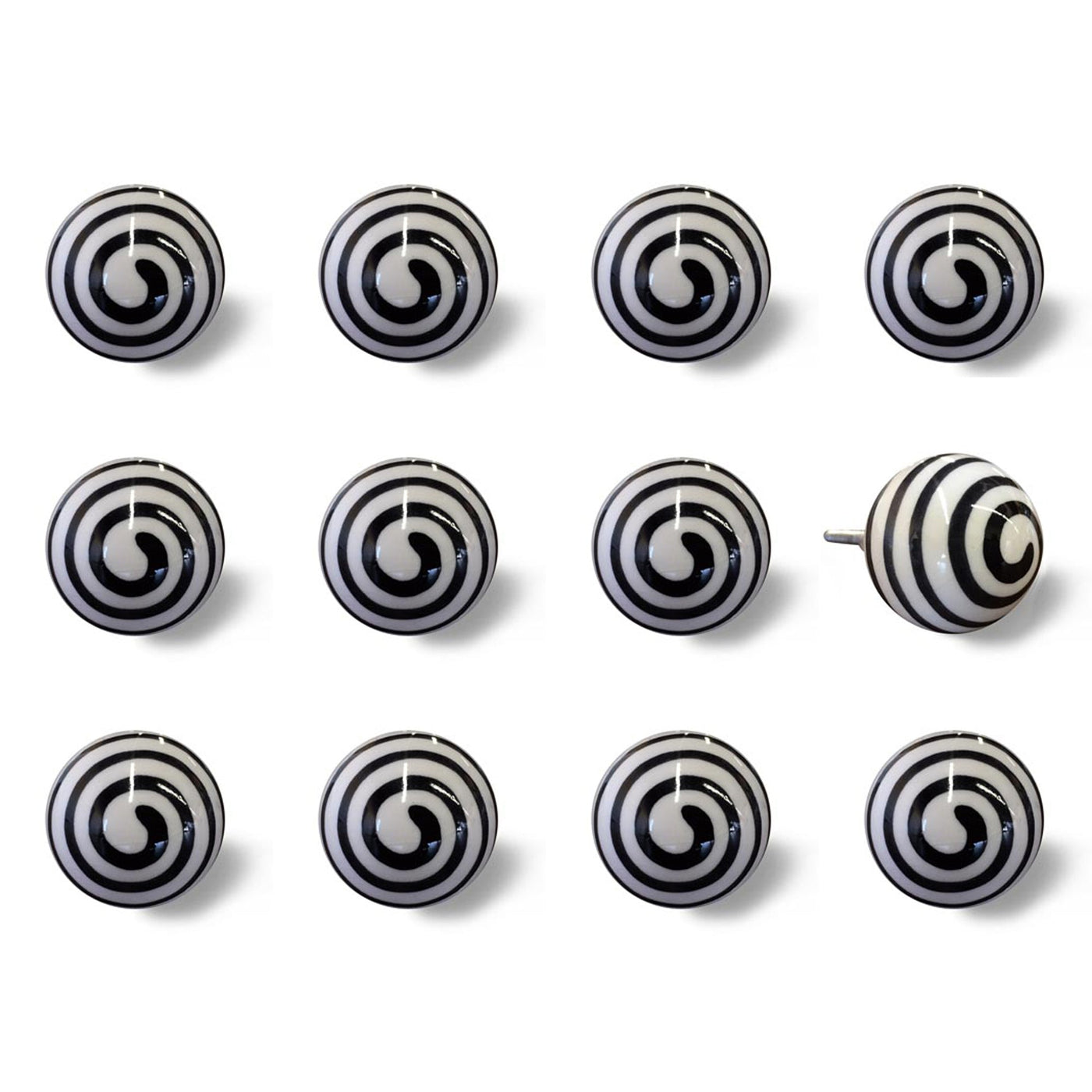 1.5’ X 1.5’ X 1.5’ Ceramic Metal Multicolor 12 Pack Knob - Knobs