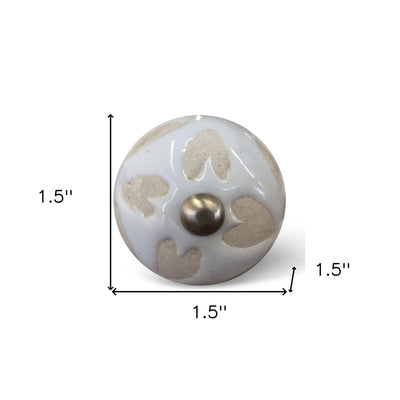 1.5’’ X 1.5’’ X 1.5’’ Ceramic Metal Multicolor 12 Pack Knob - Knobs