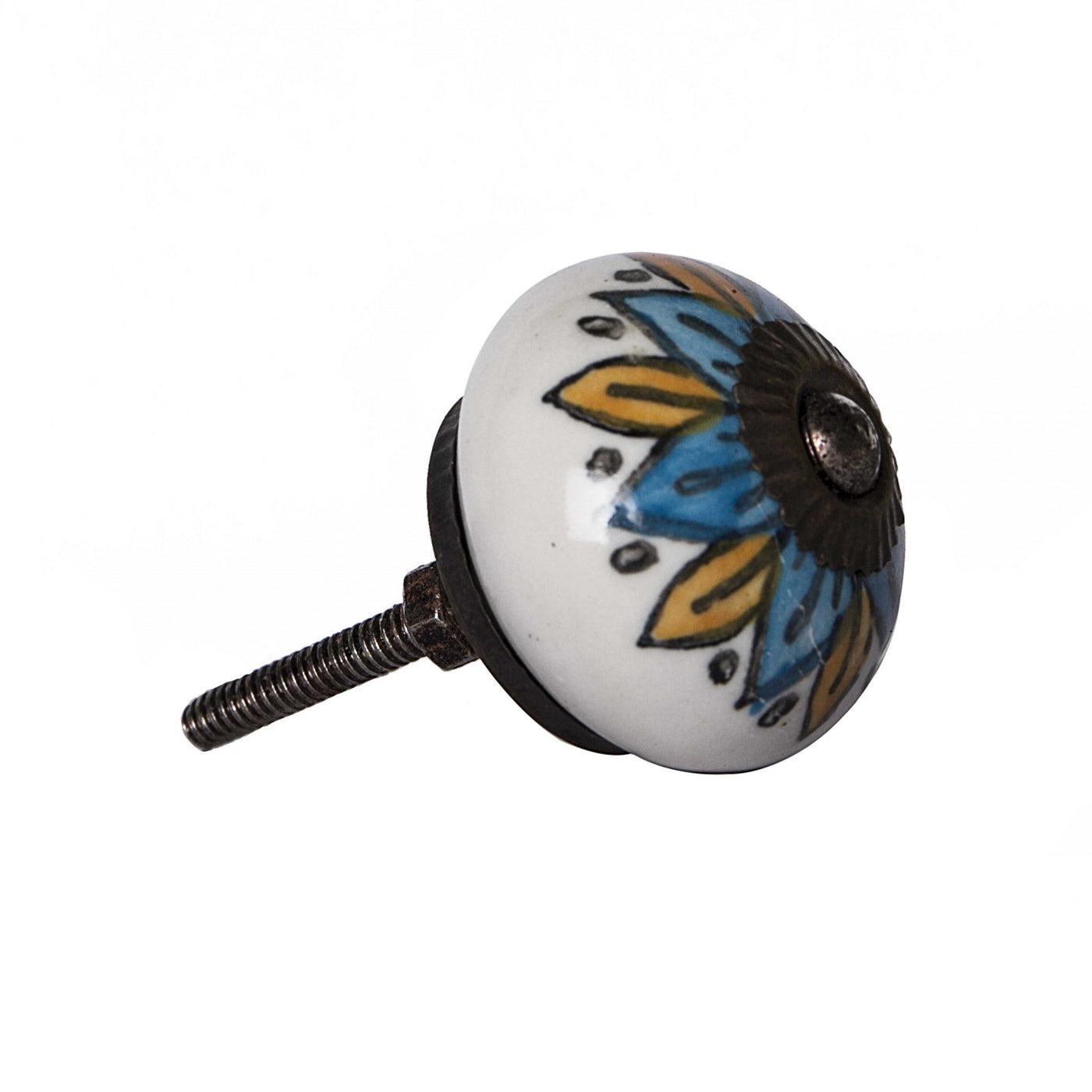 1.5’ X 1.5’ X 1.5’ Ceramic Metal Multicolor 12 Pack Knob - Knobs