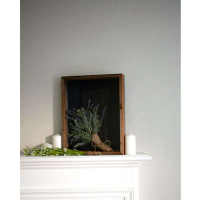 10’ X 10’ Rustic Farmhouse Dark Gray Wood Shadow Box - Picture Frames