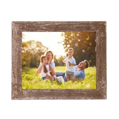 12” X 16” Rustic Farmhouse Brown Wood Frame - Picture Frames