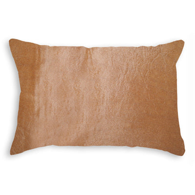 12’’ X 20’’ Chocolate Cowhide Throw Pillow - Accent Throw Pillows