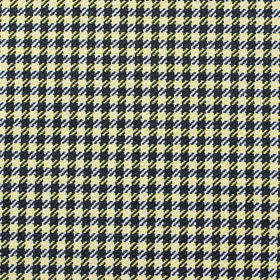 12’ X 20’ Yellow Houndstooth Zippered Handmade Polyester Lumbar Pillow Cover - Accent Throw Pillows