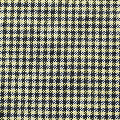 12’’ X 20’’ Yellow Houndstooth Zippered Handmade Polyester Lumbar Pillow Cover - Accent Throw Pillows