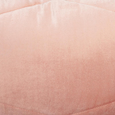 Quilted Pink Velvet Lumbar Throw Pillow - Accent Throw Pillows