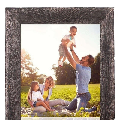 12’ X 24’ Rustic Farmhouse Rustic Black Wood Frame - Picture Frames