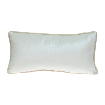 12’’ X 24’’ White Throw Pillow - Accent Throw Pillows