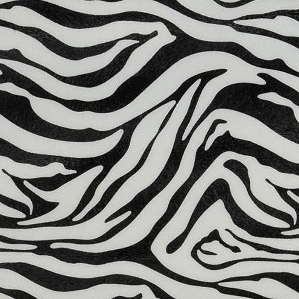 Small Iron Faux Zebra Skin Wall Tile - Wall Decor