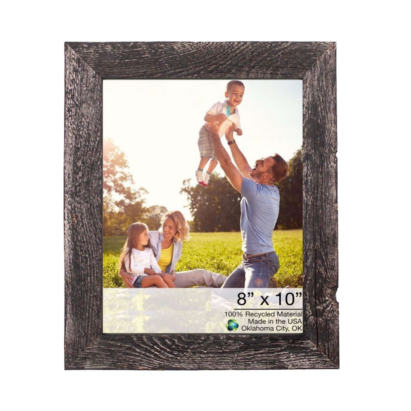 12’X13’ Rustic Smoky Black Picture Frame - Picture Frames