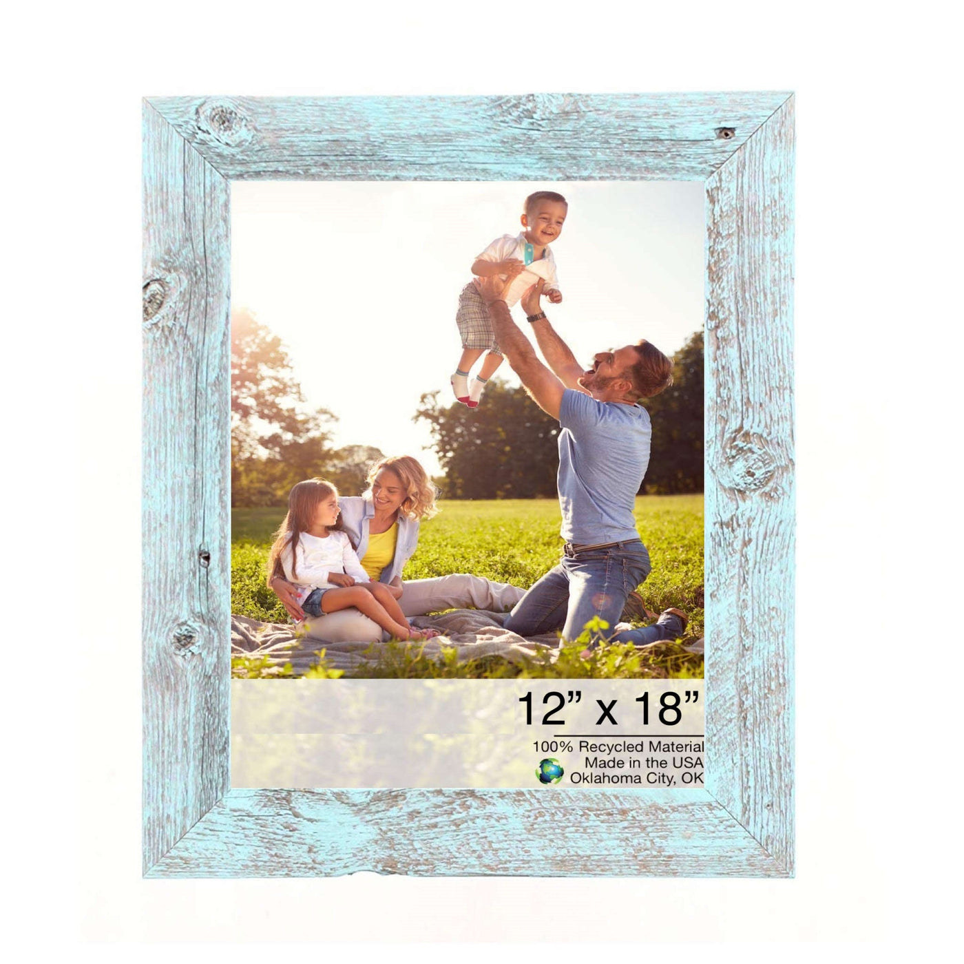 12X18 Rustic Blue Picture Frame - Picture Frames