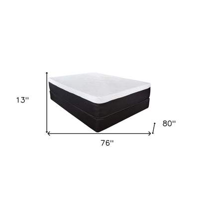 13’ Hybrid Lux Memory Foam And Wrapped Coil Mattress Twin - Hybrid Mattresses