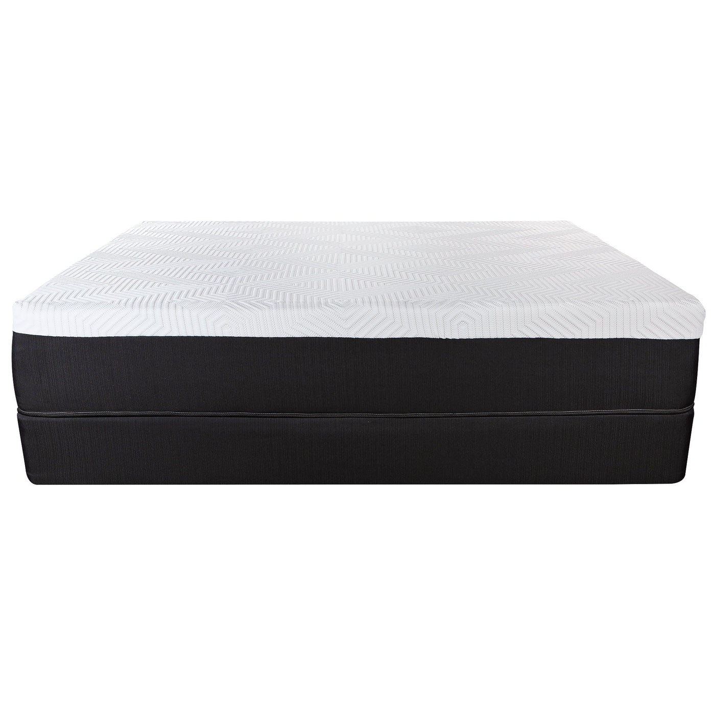 13’ Hybrid Lux Memory Foam And Wrapped Coil Mattress Twin - Hybrid Mattresses