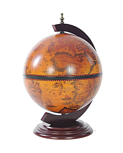 13’ X 15’ X 19’ Red Globe With Chess Holder - Sculptures