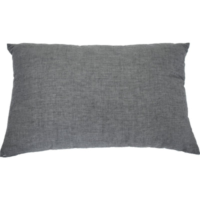 13’’ X 20’’ Grey And White Abstract Zippered Polyester Throw Pillow - Accent Throw Pillows