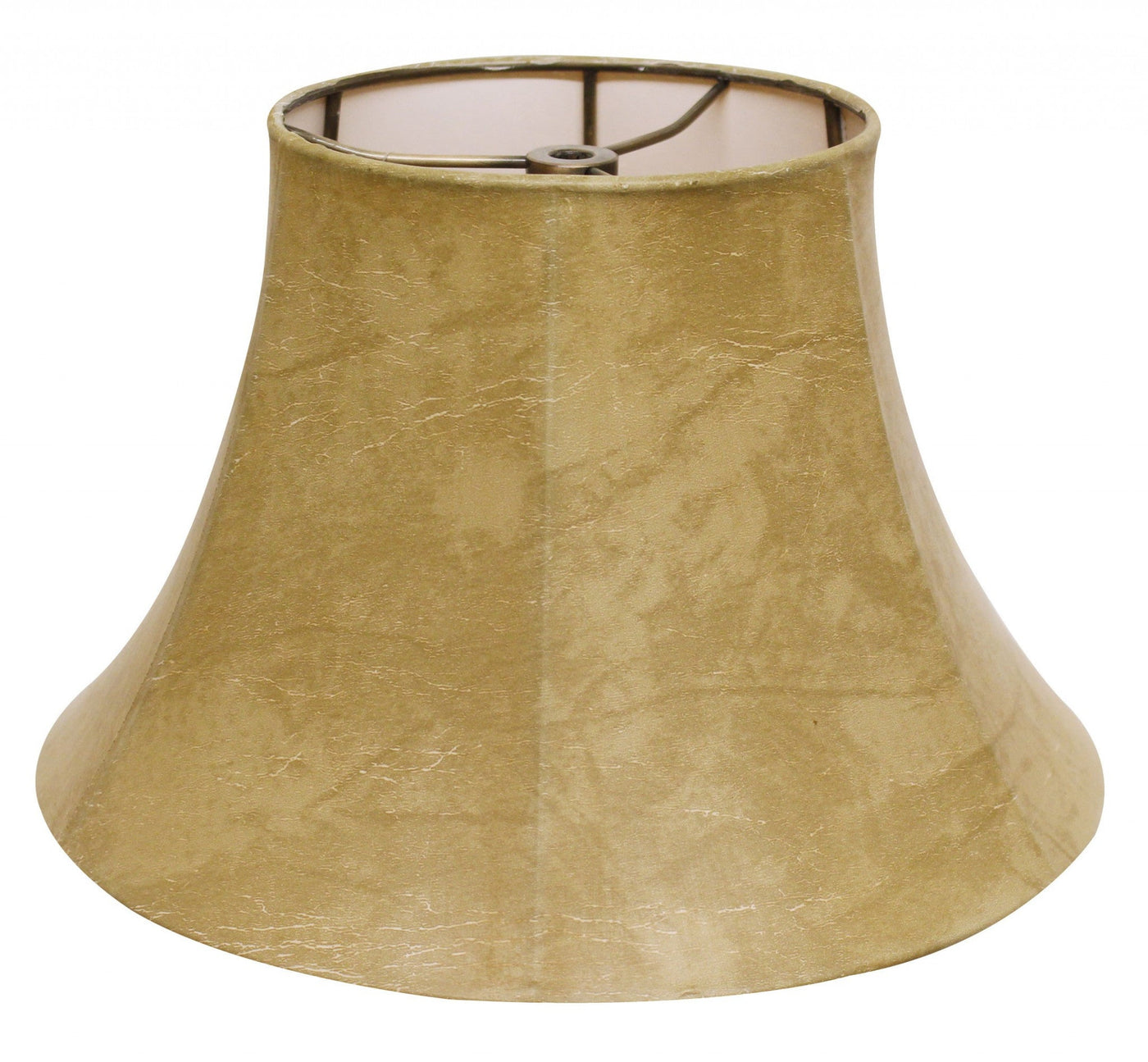 14’’ Faux Snakeskin Slanted Softback Parchment Lampshade - Lampshades