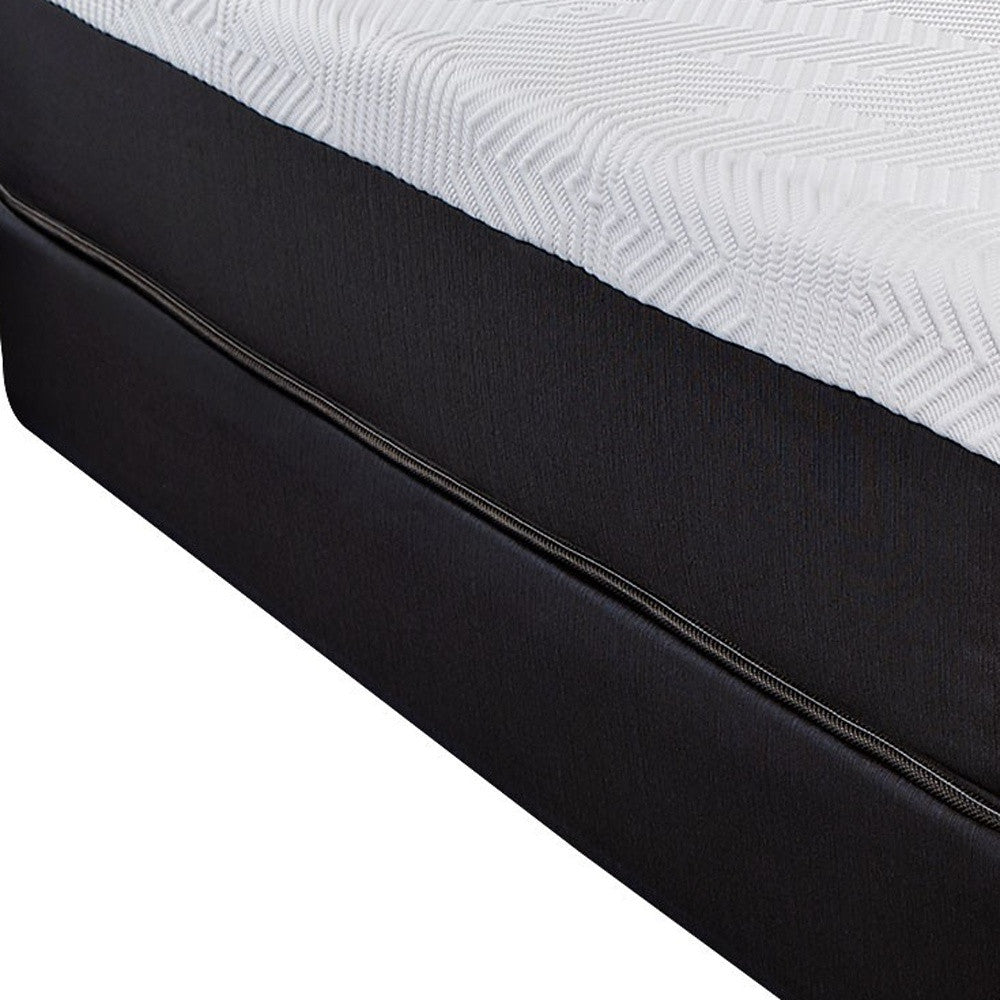 14’ Hybrid Lux Memory Foam And Wrapped Coil Mattress Twin - Hybrid Mattresses