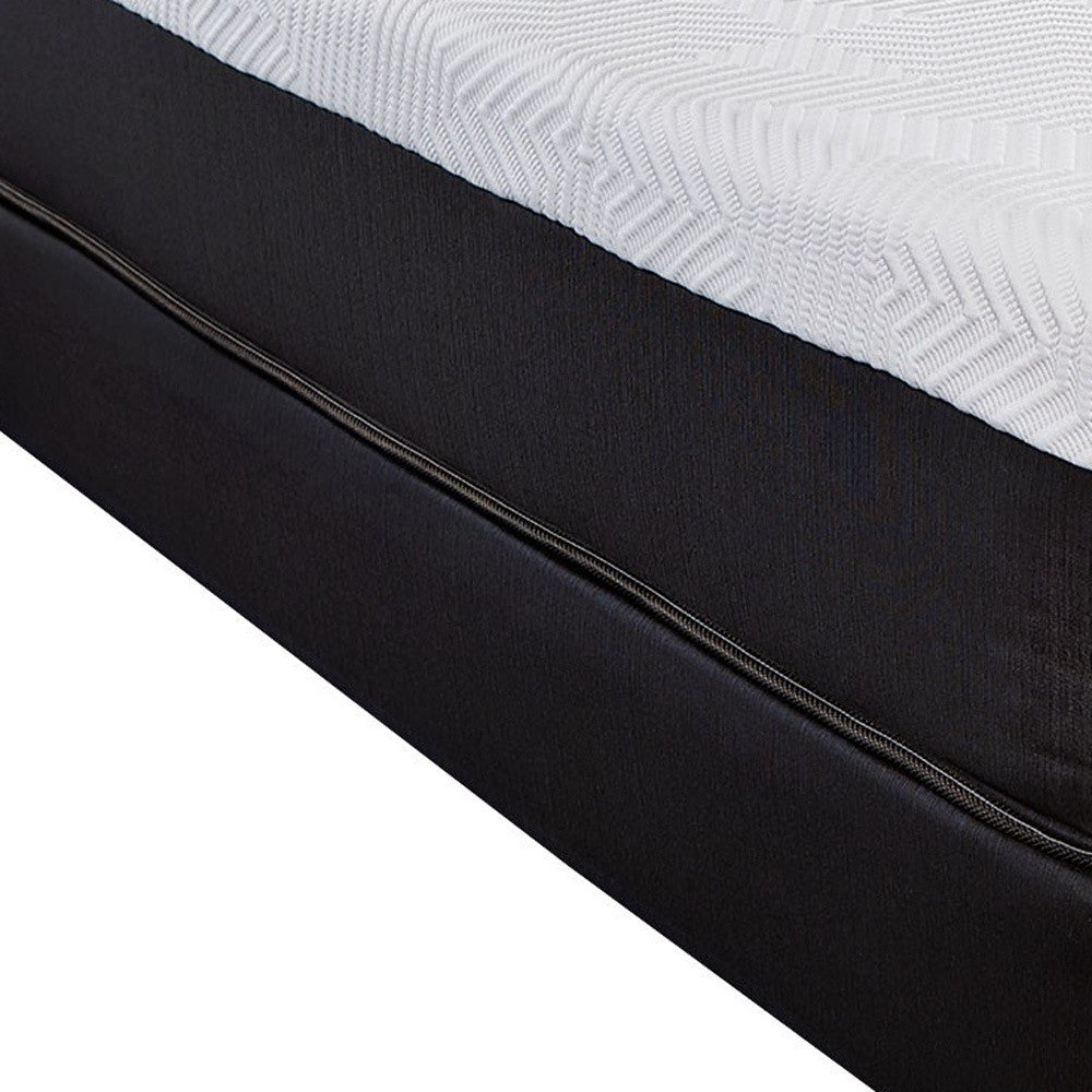 14’ Hybrid Lux Memory Foam And Wrapped Coil Mattress Twin - Hybrid Mattresses