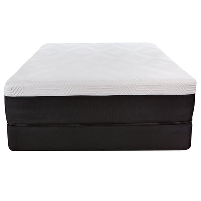 14’ Hybrid Lux Memory Foam And Wrapped Coil Mattress Twin - Hybrid Mattresses