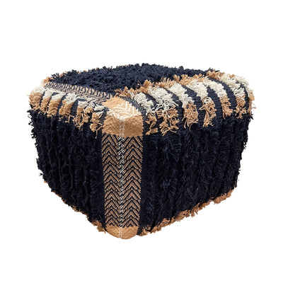 18’ Blue 100% Cotton Ottoman - Ottomans