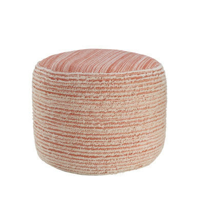 18’ Pink Polyester Ottoman - Ottomans