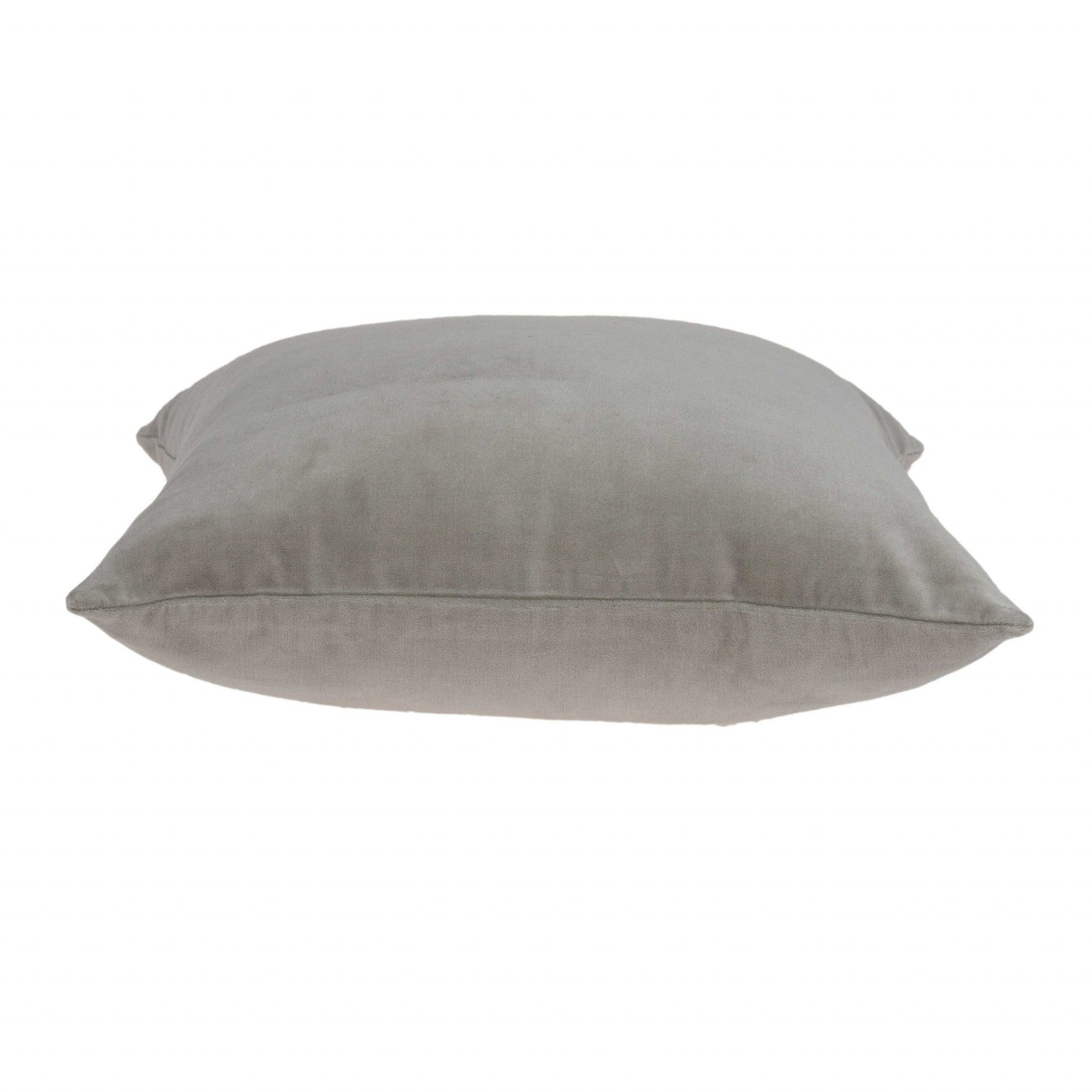 18’ X 7’ X 18’ Transitional Gray Solid Pillow Cover With Poly Insert - Accent Throw Pillows