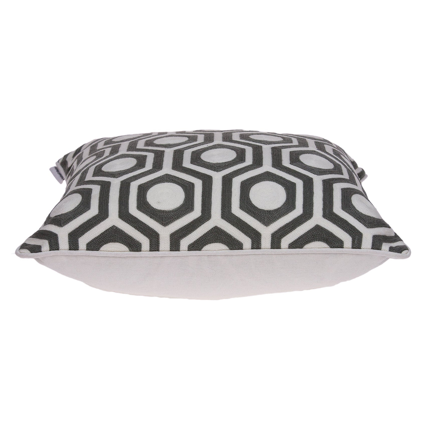 20’ X 7’ X 20’ Cool Gray And White Pillow Cover With Poly Insert - Accent Throw Pillows