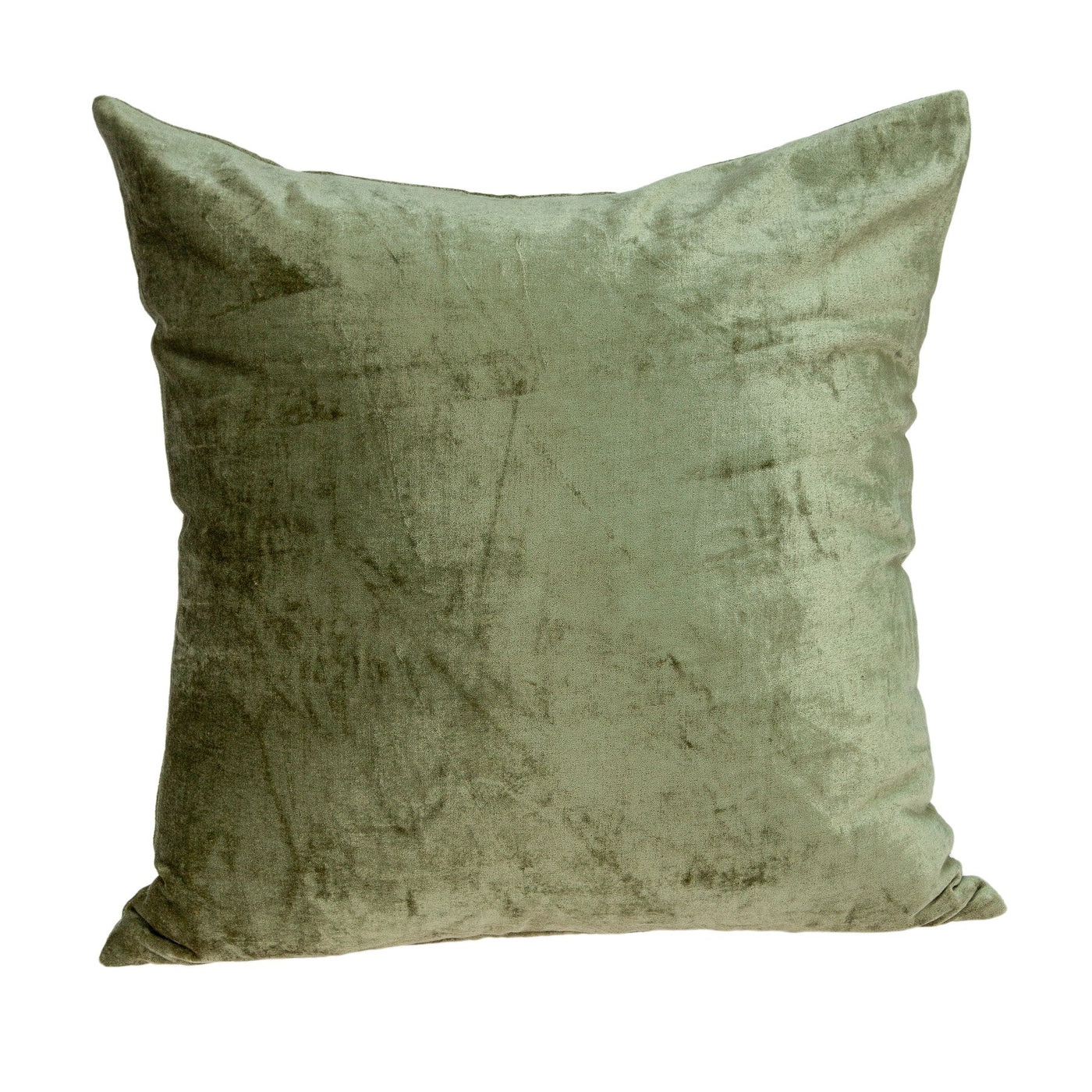 20’ X 7’ X 20’ Transitional Olive Solid Pillow Cover With Poly Insert - Accent Throw Pillows