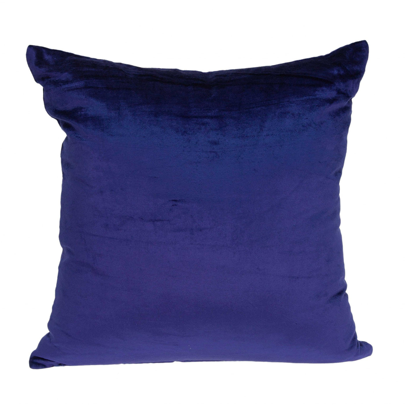 22’ X 7’ X 22’ Transitional Royal Blue Solid Pillow Cover With Poly Insert - Accent Throw Pillows