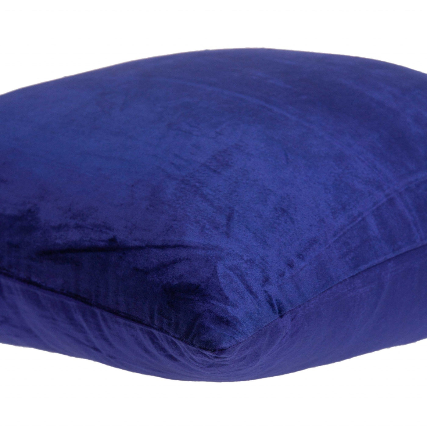 22’ X 7’ X 22’ Transitional Royal Blue Solid Pillow Cover With Poly Insert - Accent Throw Pillows