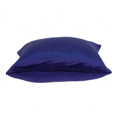 22’ X 7’ X 22’ Transitional Royal Blue Solid Pillow Cover With Poly Insert - Accent Throw Pillows