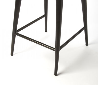 28’ Brown And Black Iron Bar Chair - Bar Chairs