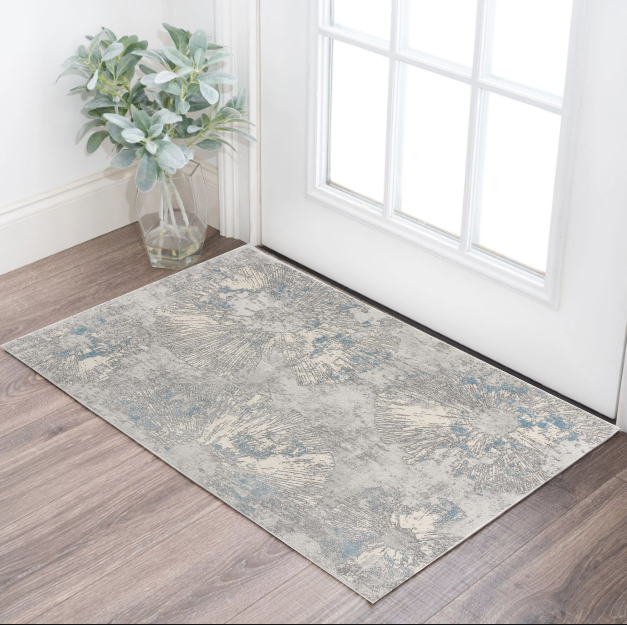 3’ X 5’ Blue Abstract Dhurrie Area Rug - 3’ x 5’ - Area Rugs