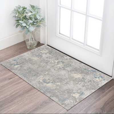 3’ X 5’ Blue Abstract Dhurrie Area Rug - 3’ x 5’ - Area Rugs