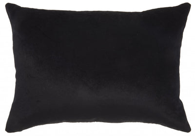 Black Leopard Lumbar Pillow