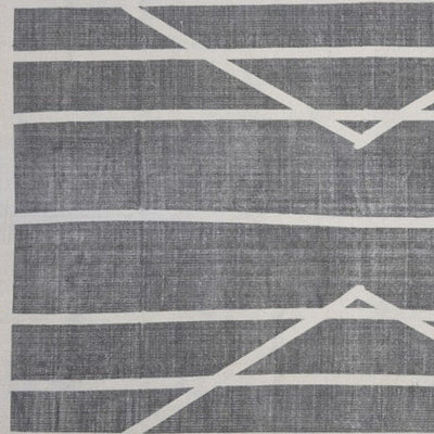4’ X 6’ Gray Dhurrie Area Rug - 4’ x 6’ - Area Rugs