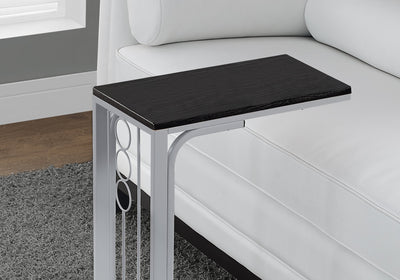 60’ Gray And Black End Table - Dark Taupe,Black - End-Side Tables