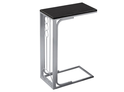 60’ Gray And Black End Table - Dark Taupe,Black - End-Side Tables