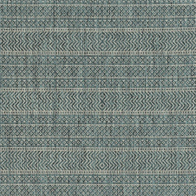 8’ X 11’ Teal Geometric Patterns Indoor Area Rug - 8’’ x 11’’ - Area Rugs