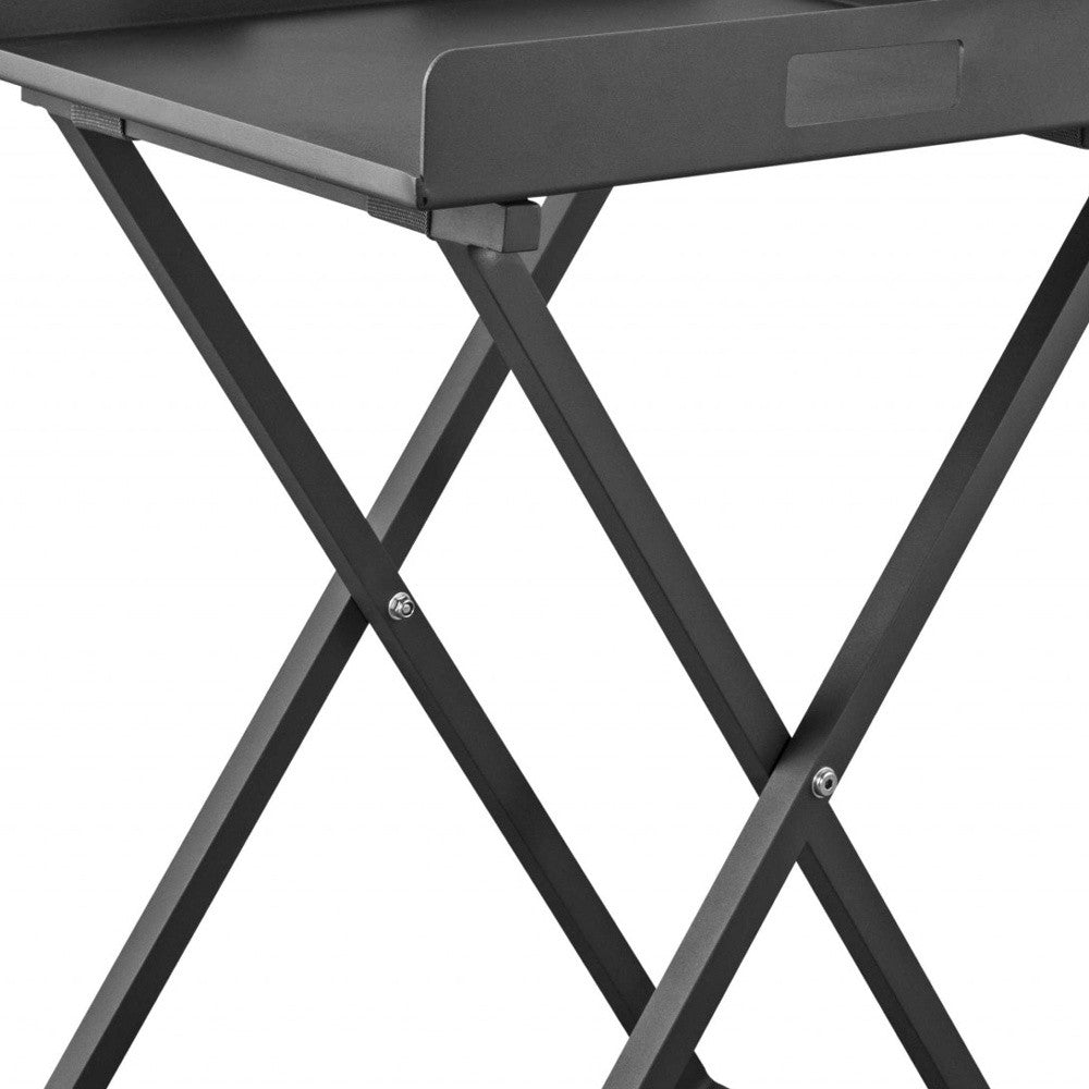 Gray Aluminum Indoor Outdoor Tray Table - Tray Tables