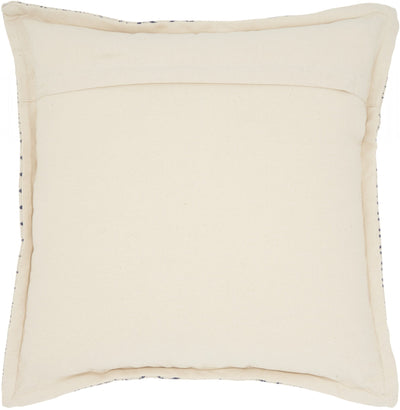 Indigo And Ivory Geometric Throw Pillow - Accent Throw Pillows