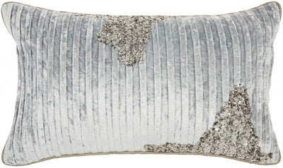 Periwinkle Embellished Lumbar Pillow - Accent Throw Pillows