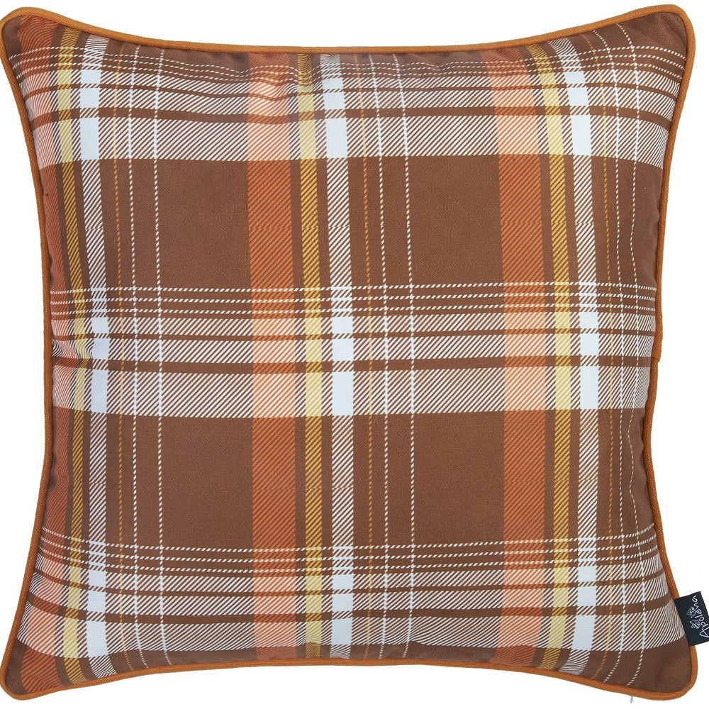 Set Of 2 18’ Fall Thanksgiving Pumpkin Throw Pillow Cover - Accent Throw Pillows