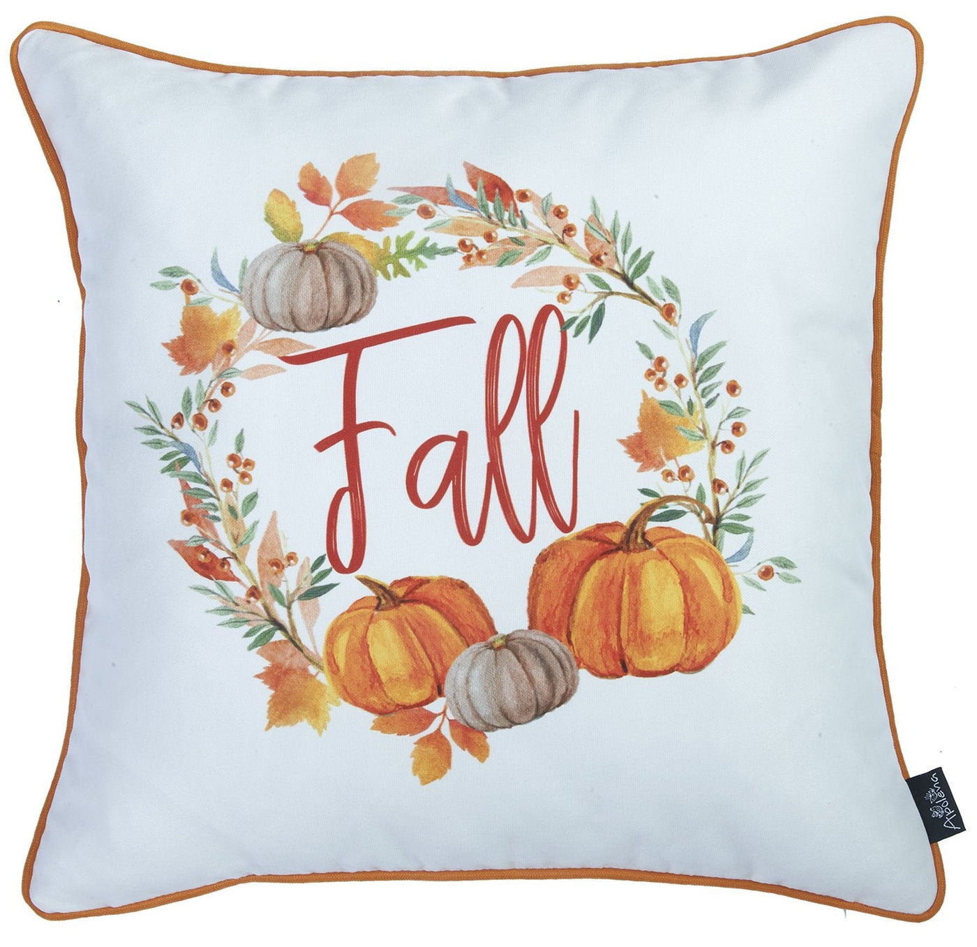 Set Of 2 18’ Fall Thanksgiving Pumpkin Throw Pillow Cover - Accent Throw Pillows