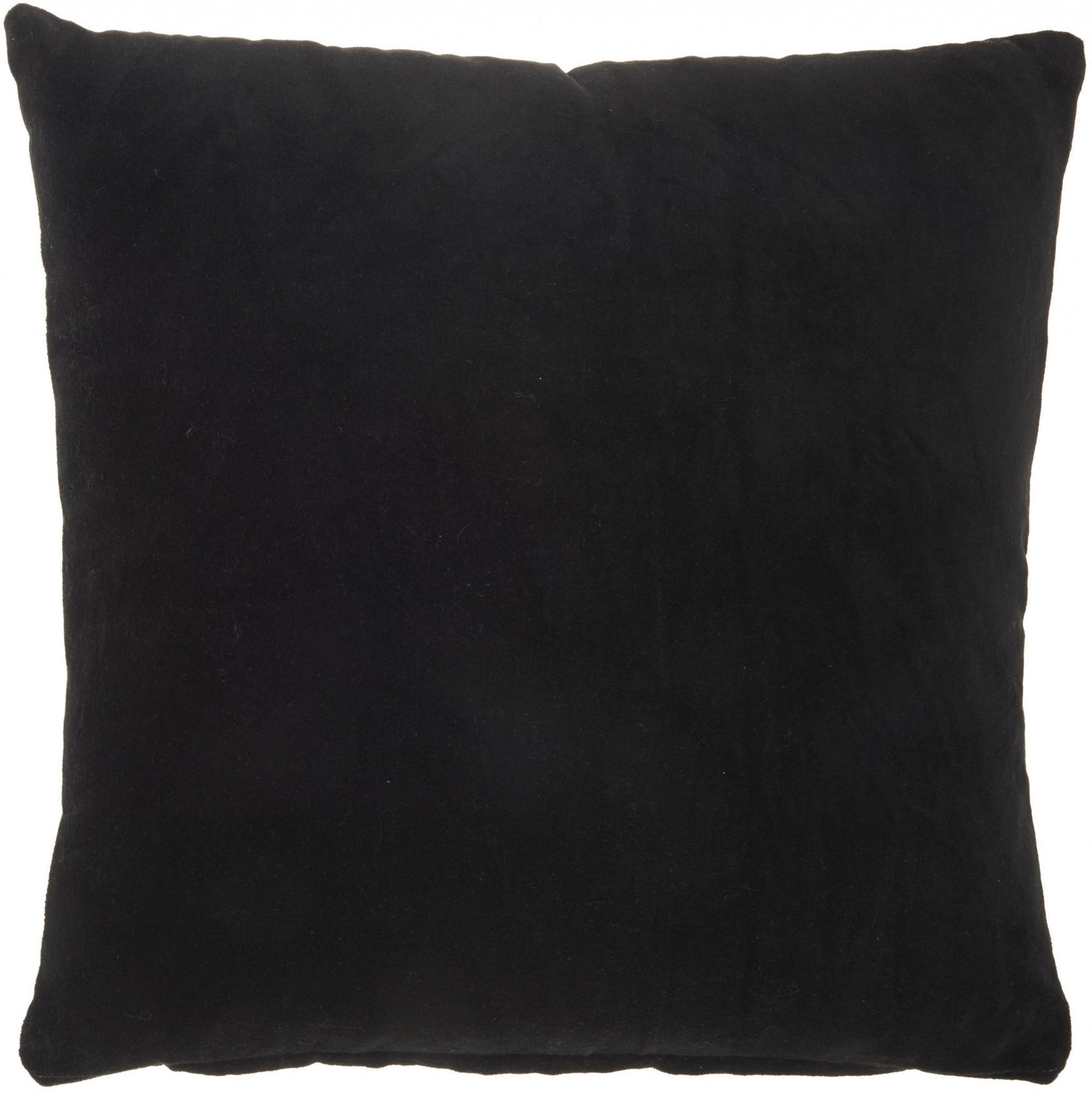 Solid Black Casual Throw Pillow - Accent Throw Pillows