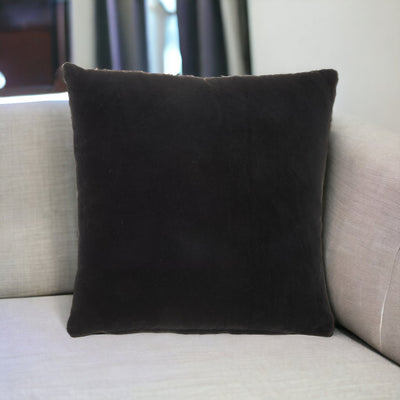 Solid Black Casual Throw Pillow - Accent Throw Pillows