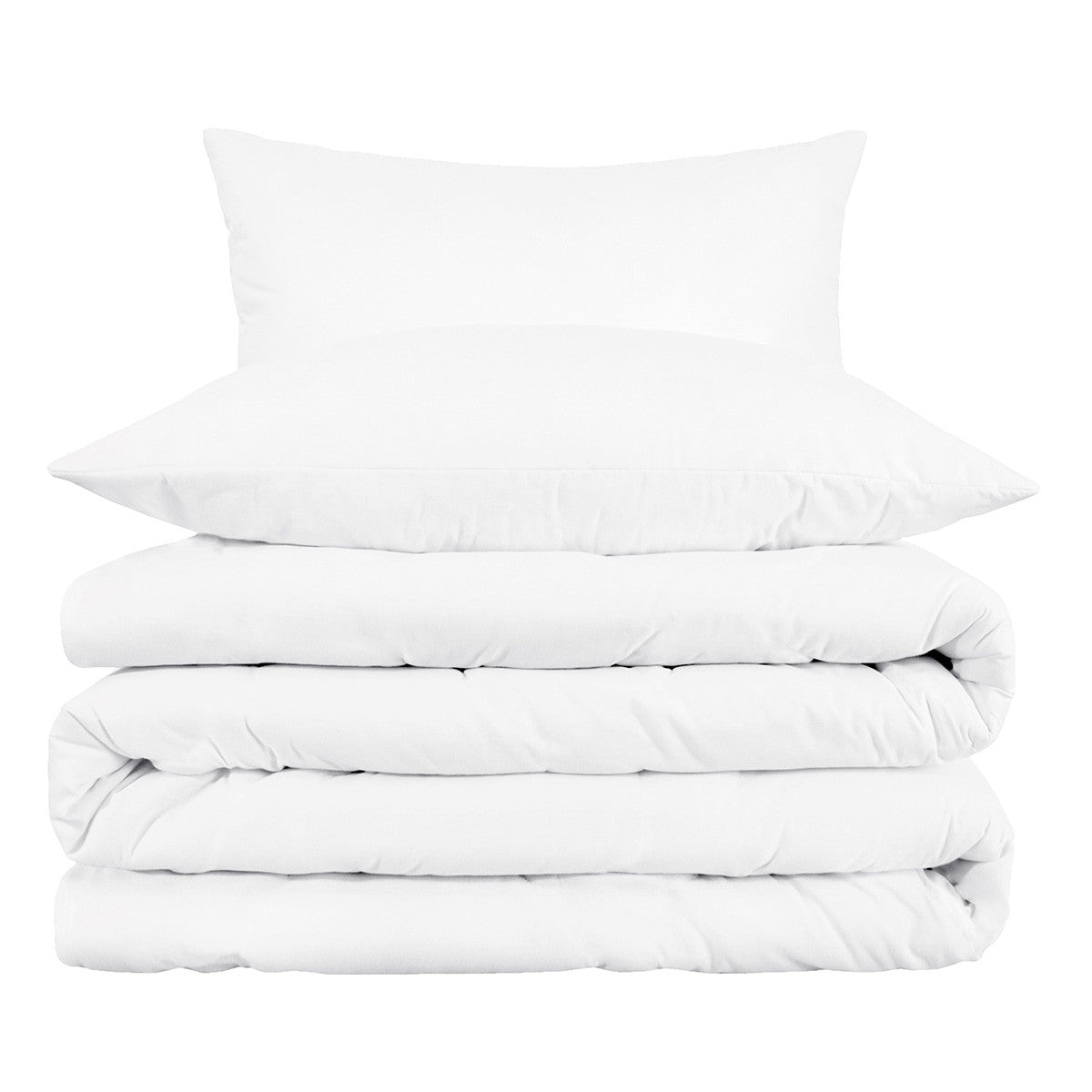 White King Cotton Blend 1000 Thread Count Washable Duvet Cover Set - Down Comforters and Duvets