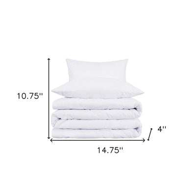 White King Cotton Blend 1000 Thread Count Washable Duvet Cover Set - Down Comforters and Duvets